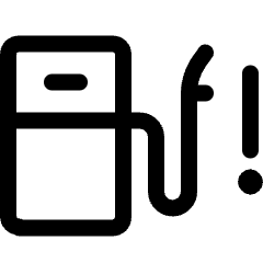 Low Fuel Icon from Ultimate Regular Set