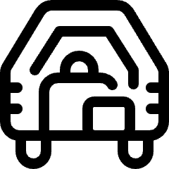 Luggage Compartment Release 2 Icon from Ultimate Regular Set