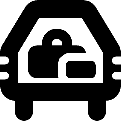 Luggage Compartment Release 2 Icon from Ultimate Bold Set