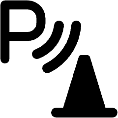 Parkig Aid System Icon from Ultimate Bold Set