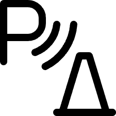 Parkig Aid System Icon from Ultimate Regular Set