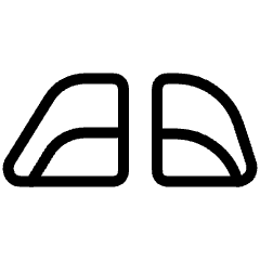 Power Window Front Rear Icon from Ultimate Light Set