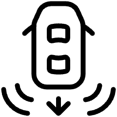 Rear Cross Traffic Assist Icon from Ultimate Light Set