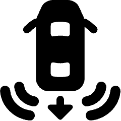 Rear Cross Traffic Assist Icon from Ultimate Bold Set