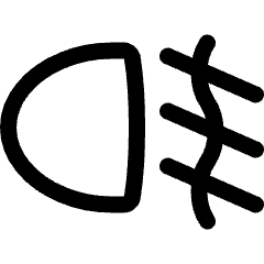 Rear Fog Lamp Icon from Ultimate Regular Set