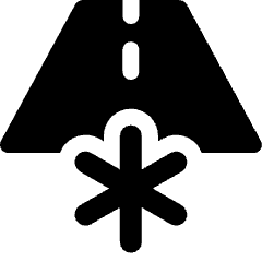 Snowy Road Mode Icon from Ultimate Bold Set