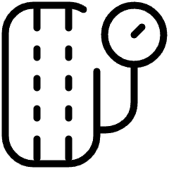 Tire Air Pressure Level 1 Icon from Ultimate Light Set