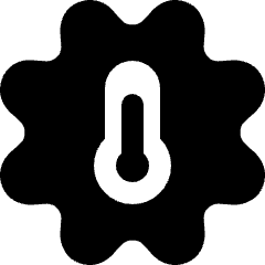 Transmission Temperature Icon from Ultimate Bold Set