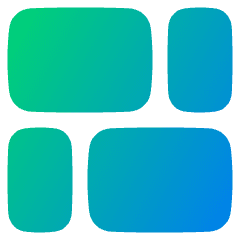 Dashboard 4 Icon from Plump Gradient Set