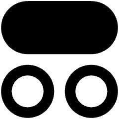 Dashboard Circle Horizontal Pill 1 Icon from Core Remix Set