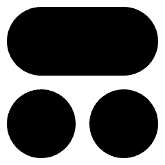 Dashboard Circle Horizontal Pill 1 Icon from Sharp Solid Set