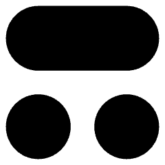Dashboard Circle Horizontal Pill 1 Icon from Core Solid Set