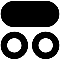 Dashboard Circle Horizontal Pill 1 Icon from Sharp Remix Set