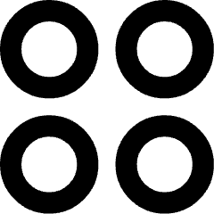 Dashboard Circle Icon from Micro Line Set