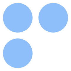Dashboard Circle Three Icon from Sharp Flat Set