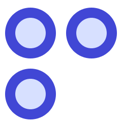 Dashboard Circle Three Icon from Sharp Duo Set