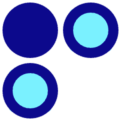 Dashboard Circle Three Icon from Plump Pop Set