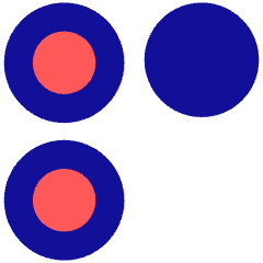 Dashboard Circle Three Icon from Sharp Pop Set