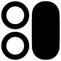 Dashboard Circle Vertical Pill 1 Icon from Plump Remix Set