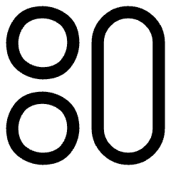 Dashboard Circle Vertical Pill 1 Icon from Core Line Set