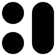 Dashboard Circle Vertical Pill 1 Icon from Core Solid Set