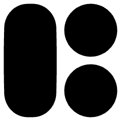 Dashboard Circle Vertical Pill 2 Icon from Plump Solid Set