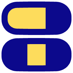 Dashboard Horizontal Pills 3 Icon from Plump Pop Set