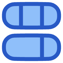 Dashboard Horizontal Pills 4 Icon from Plump Duo Set
