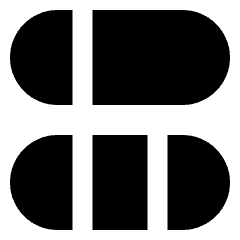 Dashboard Horizontal Pills 5 Icon from Sharp Solid Set