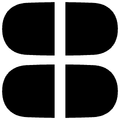 Dashboard Horizontal Pills Half Icon from Flex Solid Set