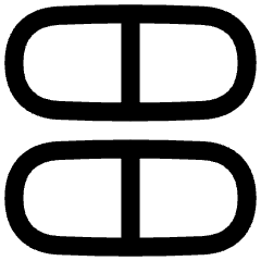 Dashboard Horizontal Pills Half Icon from Flex Line Set