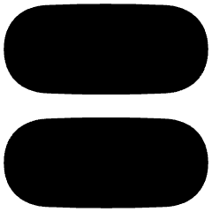 Dashboard Horizontal Pills Icon from Flex Solid Set