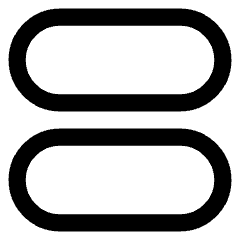 Dashboard Horizontal Pills Icon from Core Line Set