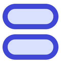 Dashboard Horizontal Pills Icon from Sharp Duo Set