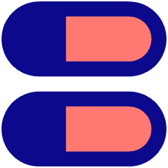 Dashboard Horizontal Pills Split Left Icon from Core Pop Set