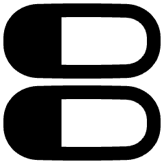 Dashboard Horizontal Pills Split Left Icon from Plump Remix Set