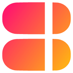 Dashboard Horizontal Pills Split Right Icon from Plump Gradient Set