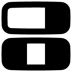 Dashboard Horizontal Rectangle 3 Icon from Plump Remix Set
