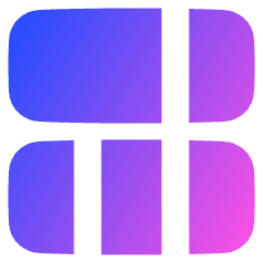 Dashboard Horizontal Rectangle 3 Icon from Plump Gradient Set