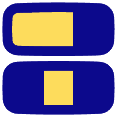 Dashboard Horizontal Rectangle 3 Icon from Plump Pop Set