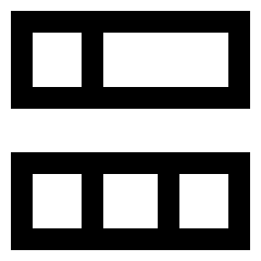 Dashboard Horizontal Rectangle 5 Icon from Sharp Line Set