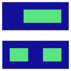 Dashboard Horizontal Rectangle 5 Icon from Sharp Pop Set