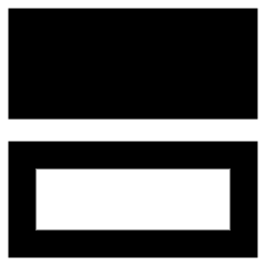 Dashboard Horizontal Rectangle Icon from Sharp Remix Set