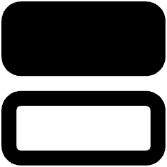 Dashboard Horizontal Rectangle Icon from Core Remix Set