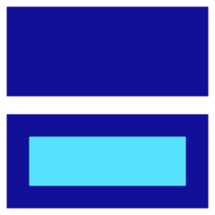 Dashboard Horizontal Rectangle Icon from Sharp Pop Set