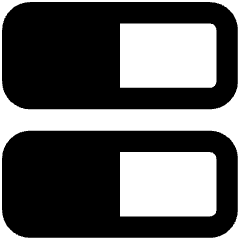 Dashboard Horizontal Rectangle Half Icon from Core Remix Set
