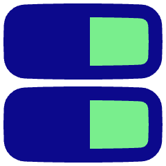 Dashboard Horizontal Rectangle Half Icon from Plump Pop Set