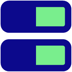 Dashboard Horizontal Rectangle Half Icon from Core Pop Set