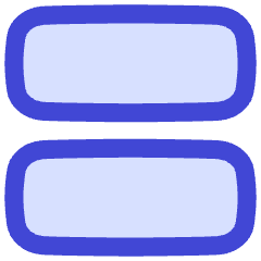 Dashboard Horizontal Rectangle Icon from Flex Duo Set