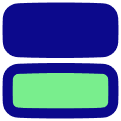 Dashboard Horizontal Rectangle Icon from Plump Pop Set